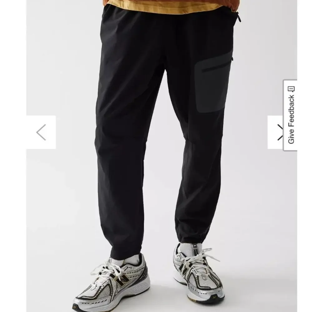 The North Face Lightstride stretch tech pants black gorpcore articulated medium